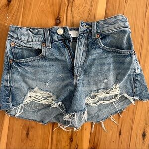 Garage “festival” jeans shorts size 01/25